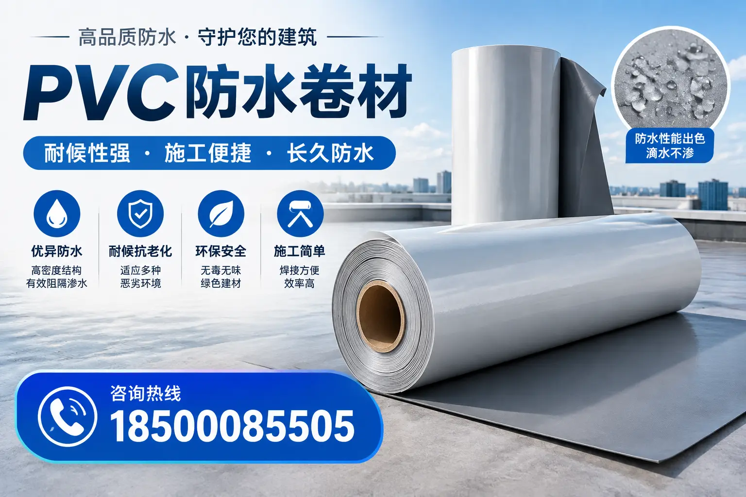 pvc防水卷材在常州的行业应用前景分析